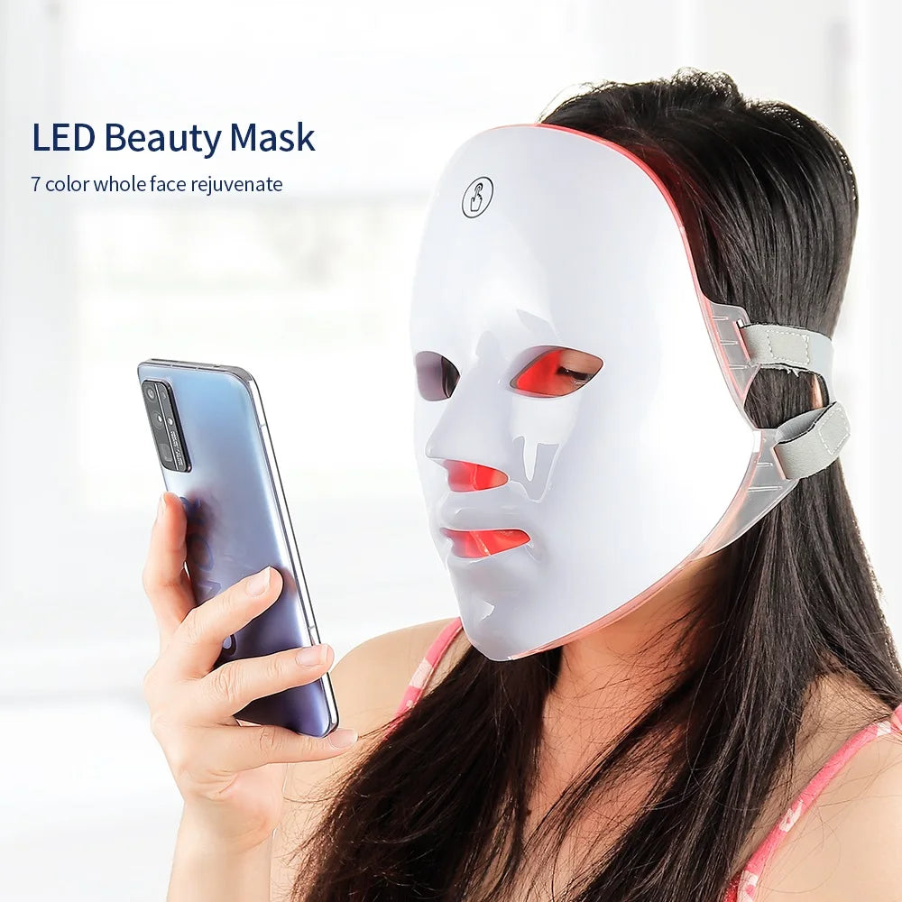 7-Color LED Face & Neck Mask